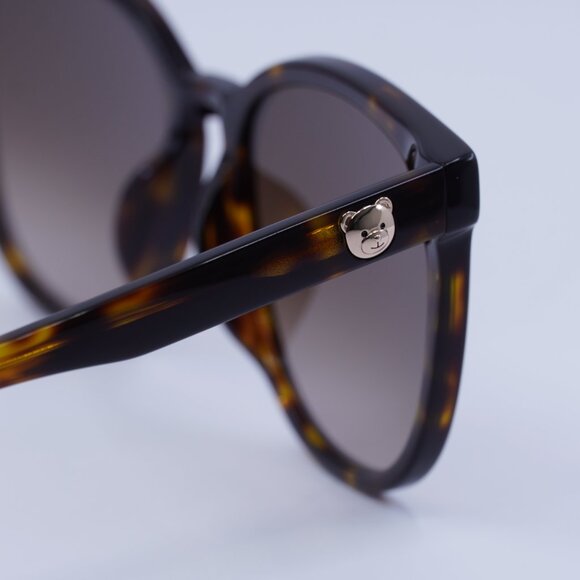 Moschino MOS074/F/S 0086 HA Sunglasses Havana Square Frame, Brown Lenses - Picture 4 of 10